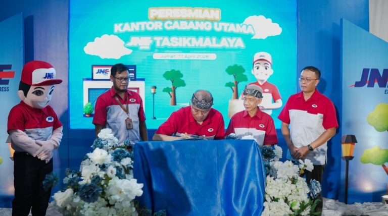 Kantor Cabang Utama JNE Tasikmalaya Diresmikan, Diskon Transaksi Selama Bulan April Menanti