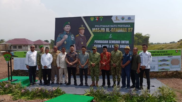 Jenderal Santri, Gandeng Gandara Group37, Irjen Kemendes, Sahabat Ryano Bangun Masjid Megah Al Gandara 87 di Banten